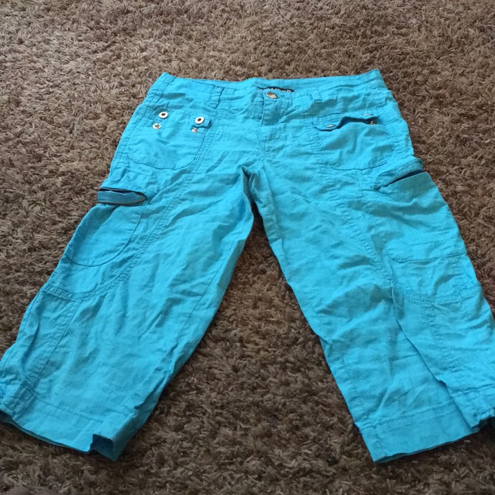 Blue girl capris size 12